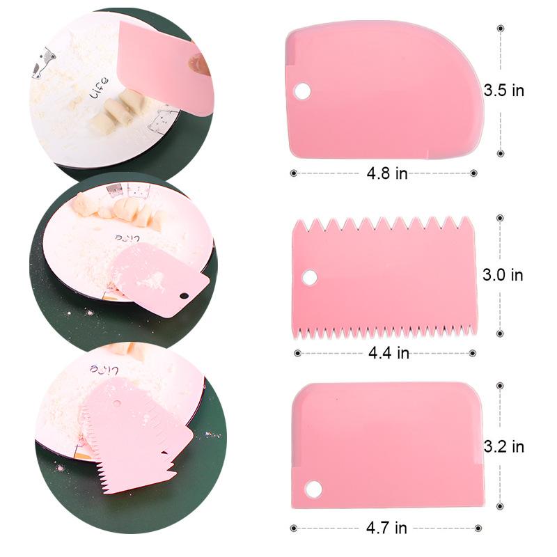 24Pc Set Pruple Blue Pink Silicone Bag Pastry Mold Lcing Piping Nozzle and Bakery Accessories Novelties Decoration Kitchen Tools