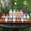 20pcs Mini Smiling Ghost Decoration Cute Halloween Ghost Statue Decorations  Halloween Party