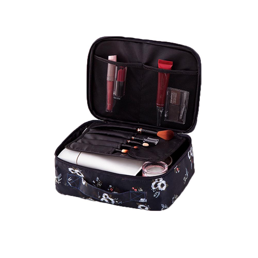 TOP-MART Podróżna Wodoodporna Kosmetyczka Kwiat Flamingo Mini Torebka Do Mycia Torebka Wystrój Domu