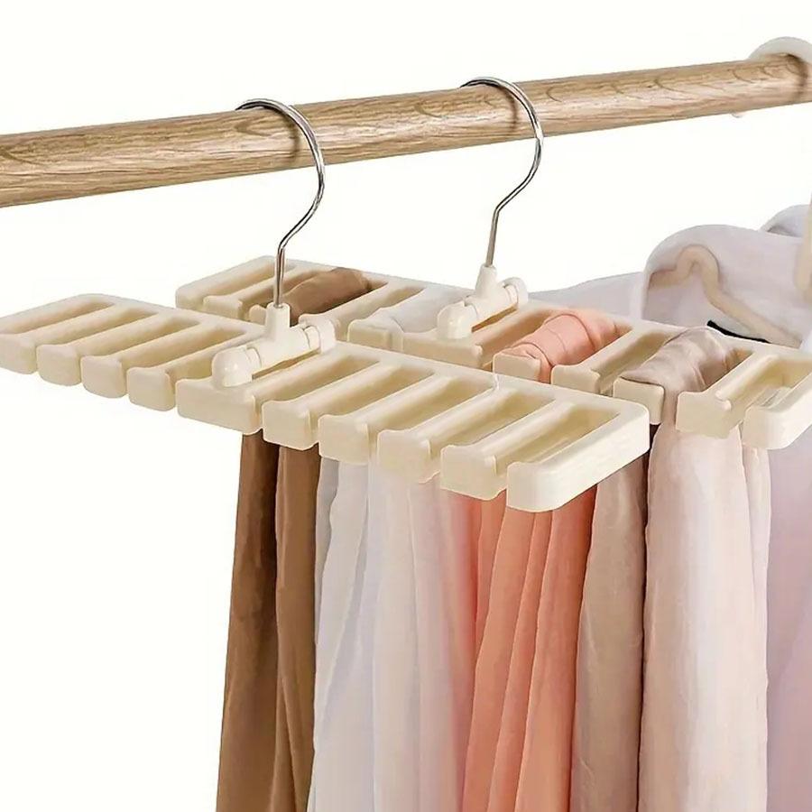 1PCS Wieszak na pasek do krawata Garderoba Pasek obrotowy Organizer Stojak wielofunkcyjny Wieszak na szaliki Domowy uchwyt do przechowywania akcesoriów