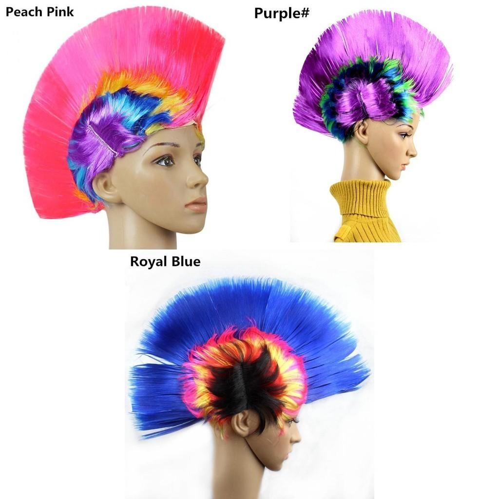Hilarious Halloween And Christmas Wig Colorful Party Prop Hen Crown Headpiece
