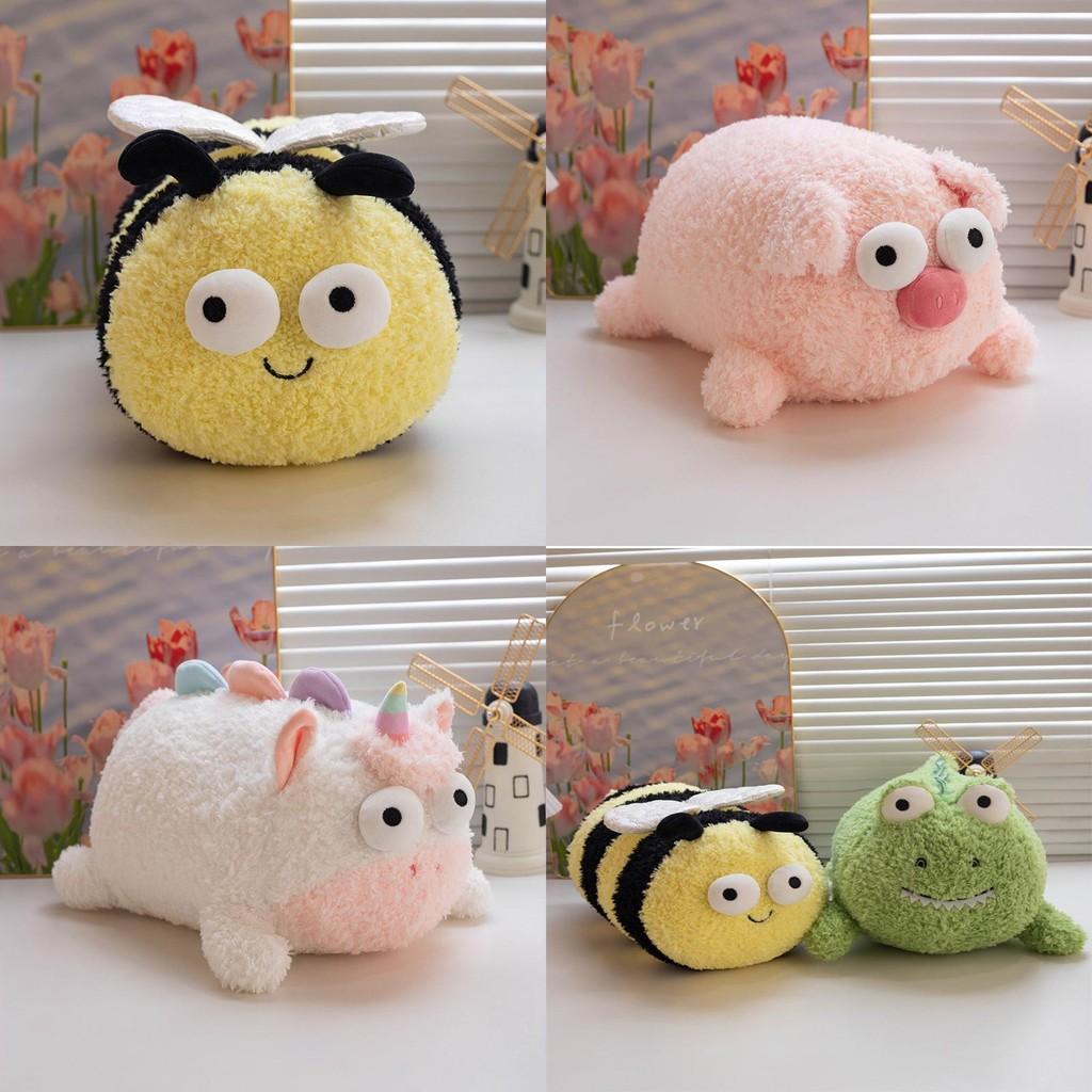Adorable Plush Animal Toy With Unique Designs Of Bee Crocodile Unicorn And Pig For Cozy Cuddles