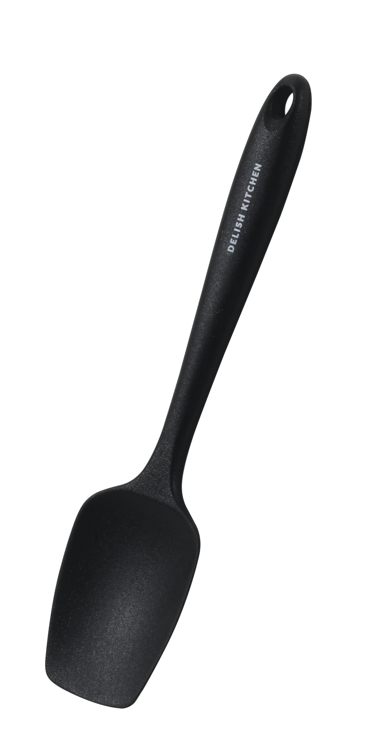 Delish Kitchen Pearl Metal Cooking Spoon Black Cleaner, Small, Silicone, G-5212