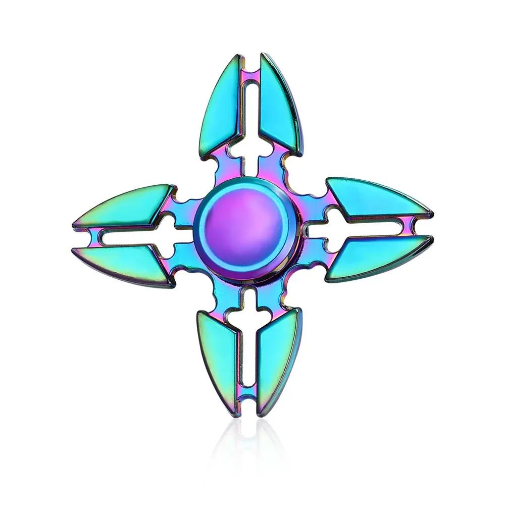 New Metal Fidget Spinner Toys Colorful AntiStress Alloy Finger Gyro EDC Relieves Stress Finger Spinner Children Adult Toy Gifts