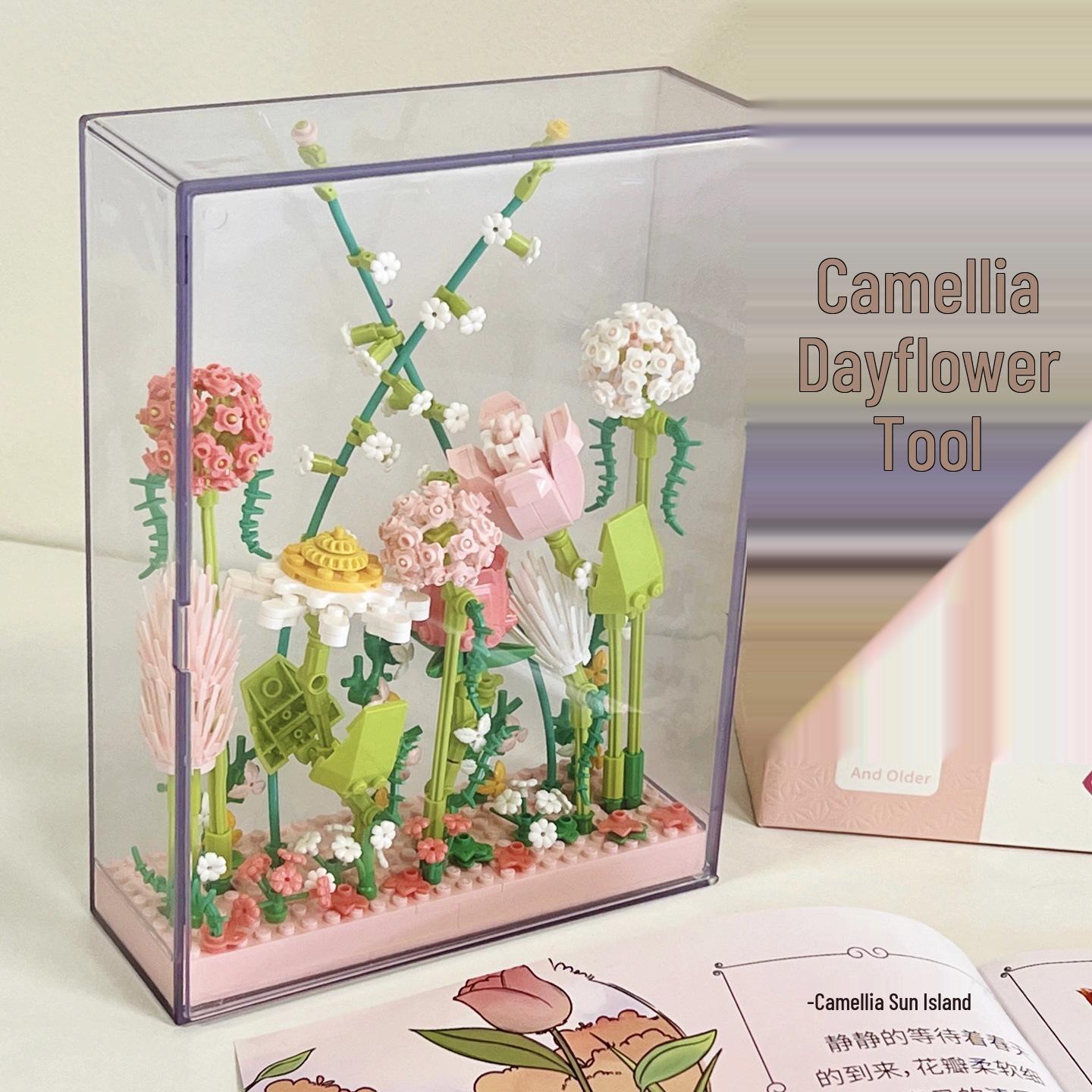 

Совместимые с Lego конструкторы для девочек «Звездное небо и цветы» - акриловый детский набор