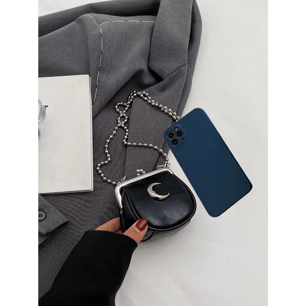 Vintage Women's Bag Simple Personality Chain Crossbody Bag Gift For Gift White-Collar Workers For Male For Female Women Wallet Mini Coin Purse