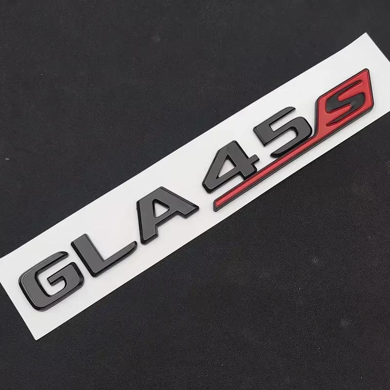 3D ABS Auto Heckklappe Schriftzüge GLA 35 45 45S Turbo 4matic Emblem Logo Für Mercedes GLA35 GLA45 GLA45S AMG X156 Zubehör