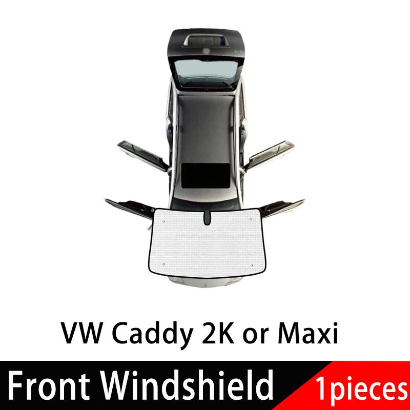 

Автомобільний повний сонцезахисний козирок для Volkswagen VW Caddy 2K Аксесуари Maxi MK3 2003~ Автомобільна парасолька віконний козирок Аксесуари для сонцезахисної кришки Front Windshield