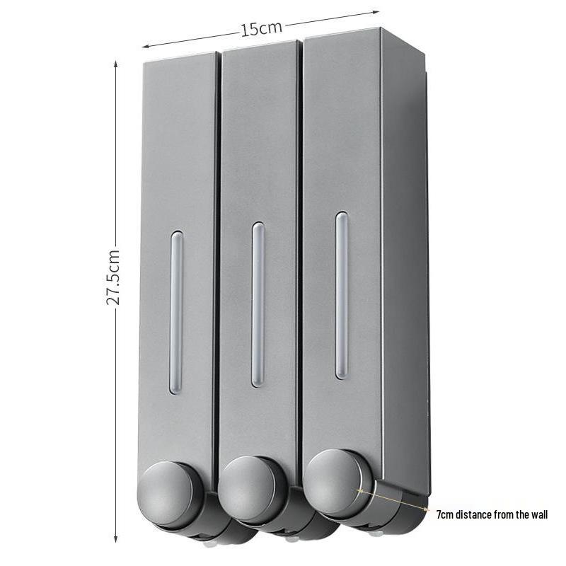 Wall-Mounted Soap & Shampoo Dispenser for Hotels and Guesthouses