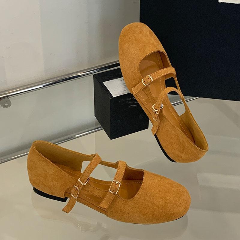 Fashion Fashion Hollow Ladies Flats With Shoes New In Spring Summer Female Shallow Footwear Buckle Strap Women Mary Janes Flats Shoes