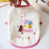 Luxury Cute Dog Clothes Autumn Dog Hoodies Warm Pet Sweater Soft Puppy Pullovers Cartoon Print Cat Vest Pet Shirt Poodle Apparel