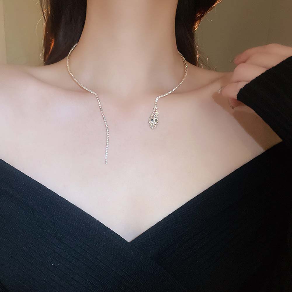 Clothing Accessories Snake Clavicle Chains Fashion Jewelry Snake Choker Pendant  Birthday Gifts