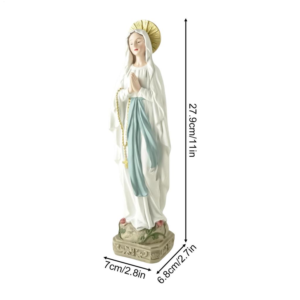 Mary Statue Religious Figure Decor Desktop Catholic Mary Figurines For Home Wedding Church Display School Celebration Living