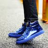 Red Luxury Mens Casual Shoes Men High-top Man Sneakers Shoes for Men Hip Hop Men‘s Skateboard Male Shoes Designer Footwear