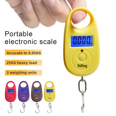 25kg 5g Mini Digitale Hänge Waage Tragbar Elektronische Hänge Waage Präzision Gepäck Angeln Tasche Wäge Waagen mit Hintergrundbeleuchtung