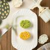 Cake Molds Dessert Press Tool Lotuses Root/Leaf Shape 50g Pastry Tool ABS Texture Pastry Moulds Baking Supplies for Cake