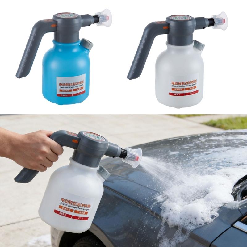 Powerful Electric Liquid Dispenser With 2600mAh Battery And 2L Capacity For Vehicle Washing Home Cleaning And Pet Care