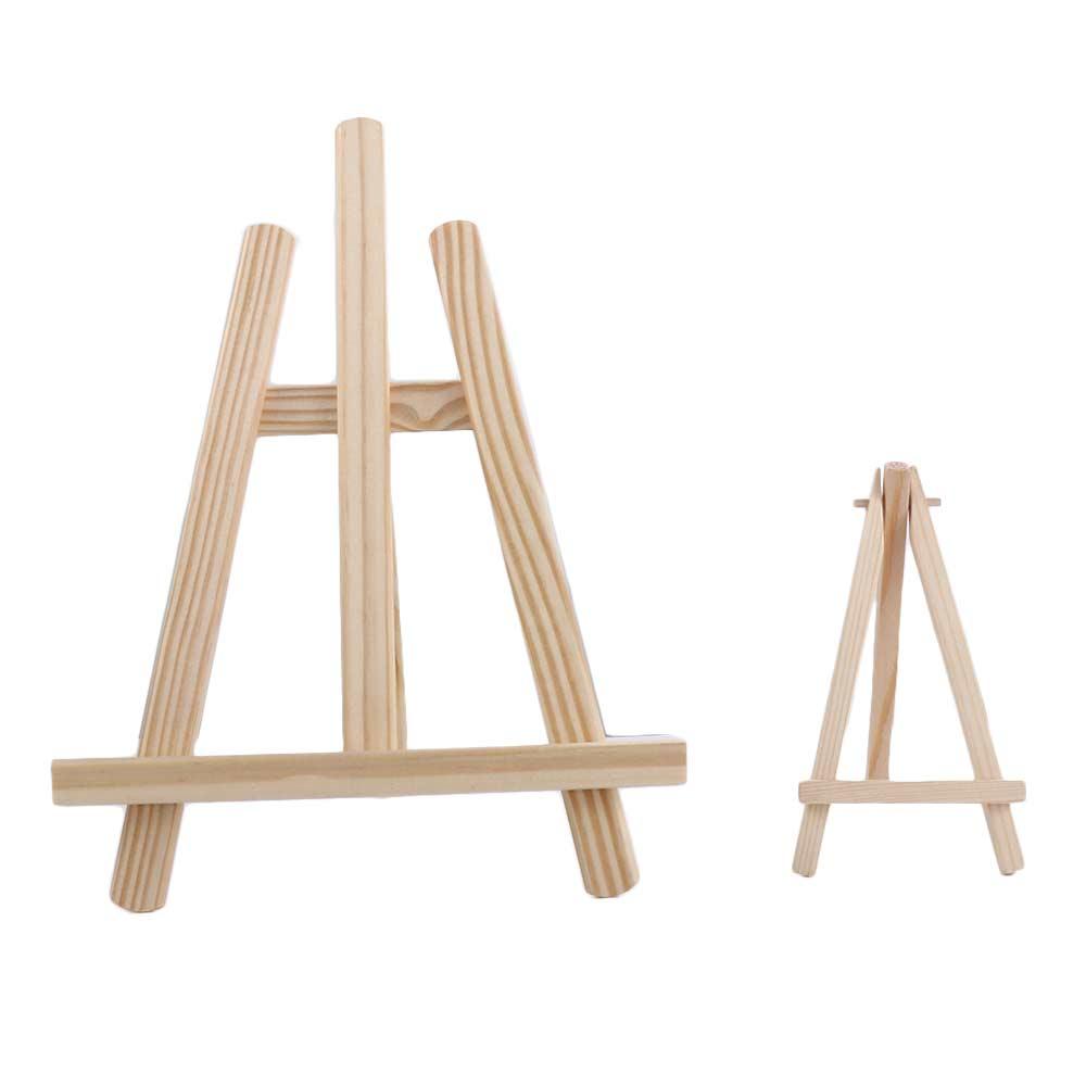 Artist Wooden Small Tabletop Shelf Painting Easel Holder Display Stand