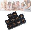 10Pcs Acrylic 6 Sided Round Corner Dices Mult Sided Table Game Dices Math Counting Teaching Tool Mahjong Accessories