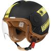RNG 3C-Certified Retro 3/4 Motorcycle Helmet for Men & Women