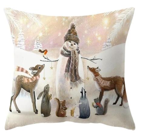 45Cm Christmas Pillowcase Cushion Cover Christmas Decorations For Home Christmas Ornament Gift Happy New Year