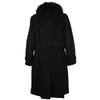 BURBERRY Stainless collar coat B2B45-443-09 black cashmere Women Used