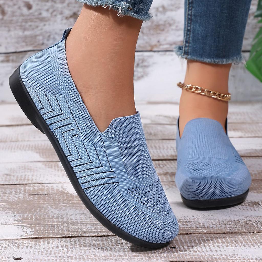 Scarpe da Donna Taglie Forti, Sandali Traspiranti e Comodi, Scarpe Piatte a Fondo Morbido, Scarpe Casual da Esterno per Mamma