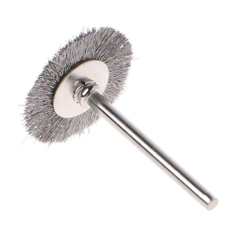 10 PCS Professional Stainless Steel Wire T-shape Brush Rotary Tool for Drill Polishing Accessories