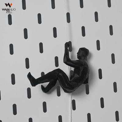 Industrial Retro Climbing Figure Wall Art for Living Room
