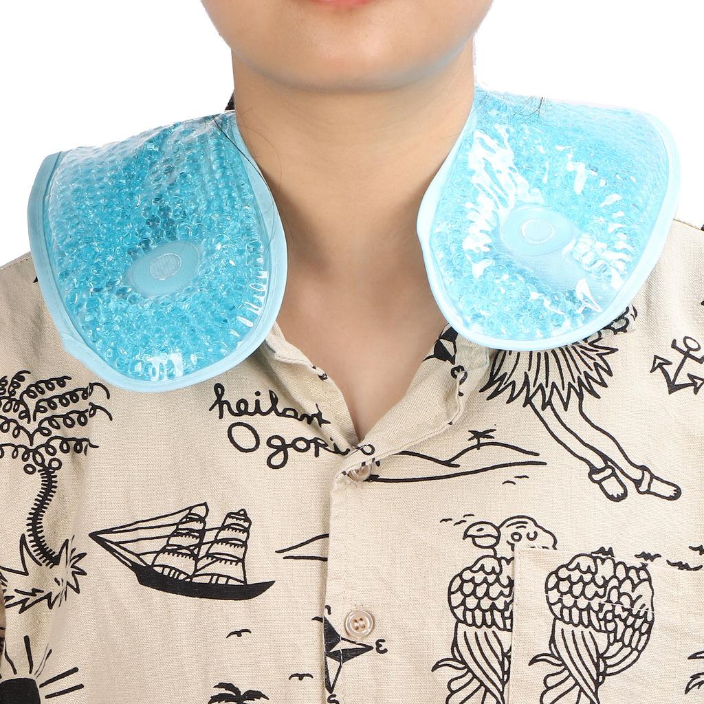 U Shaped Gel Bead Cooling Therapy Neck Wrap Neck Injuries Reusable Relief Cold Pack