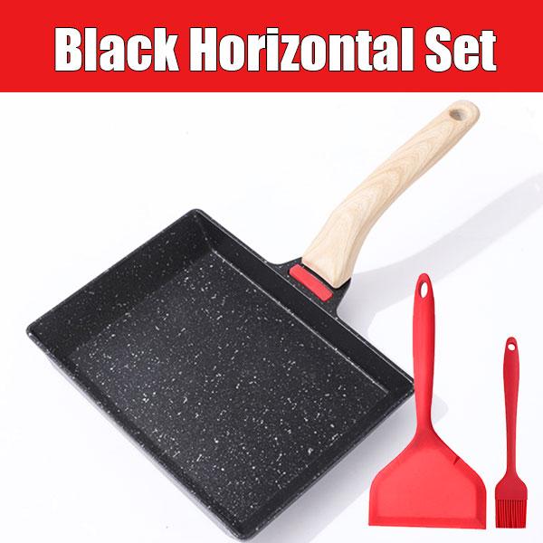 Nonstick Tamagoyaki Egg Frying Pan Japanese Omelette Pan Non-Stick Coating Pancake Egg Pan Steak Pan Breakfast Kitchen Cookware