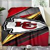 1PC City Chiefs Emblem Printed Soft Flannel Blanket Throw for Adult Bedroom Living Room Sofa Camping Travel Fan gifts Christmas Gifts