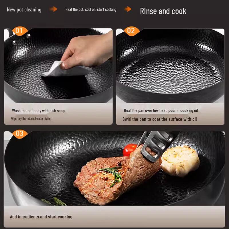 Joyoung Fine Iron Non-Stick Frying Pan Skillet
