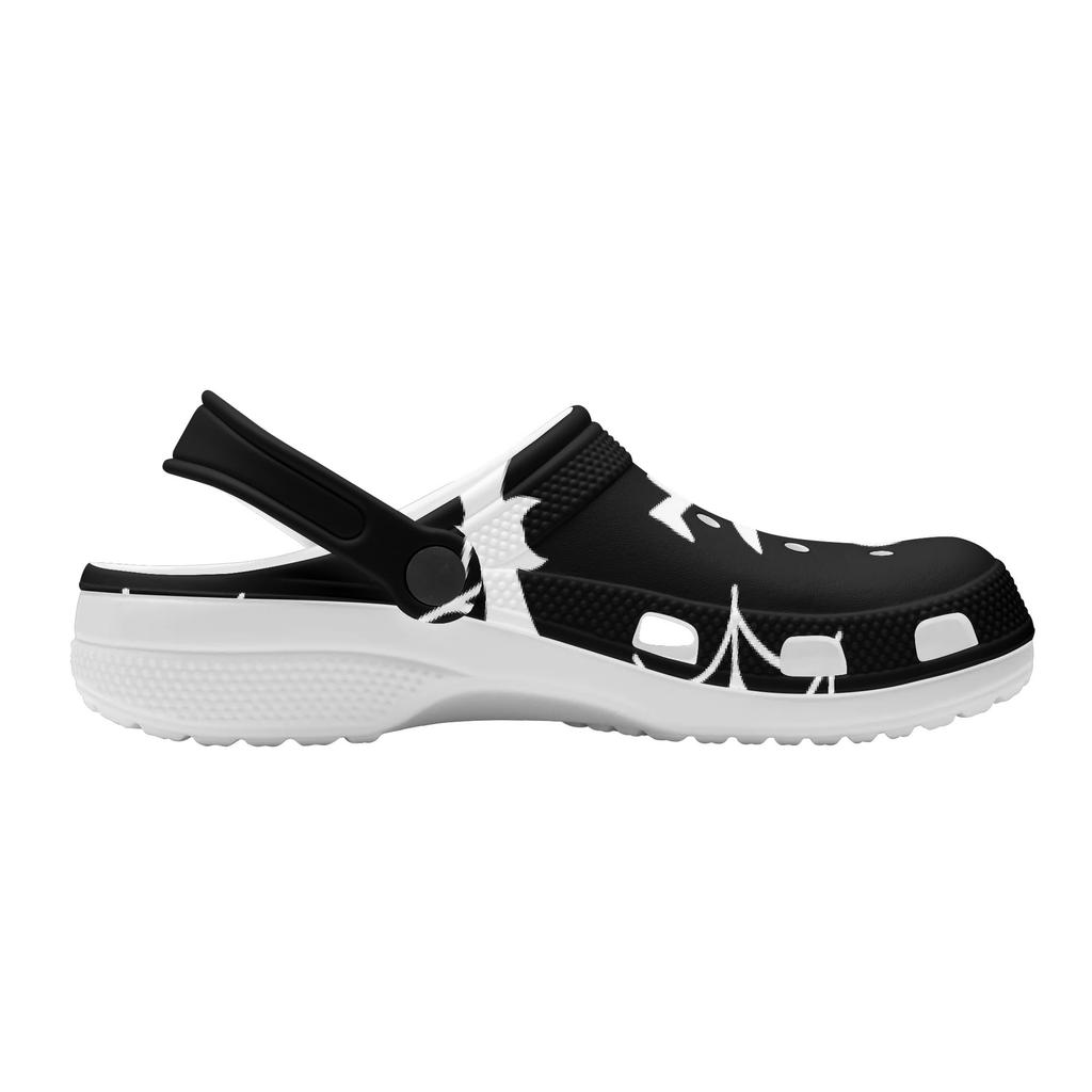 Unisex Color Print EVA Garden Clogs Soft Lightweight Breathable Slip On Shoes Beach Pool Bathroom Home Outdoor Sandals