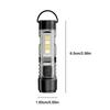 Mini LED Flashlight Rechargeable Powerful Pocket Torch Magnetic Keychain Light For Outdoor Camping Fishing EDC Lamp