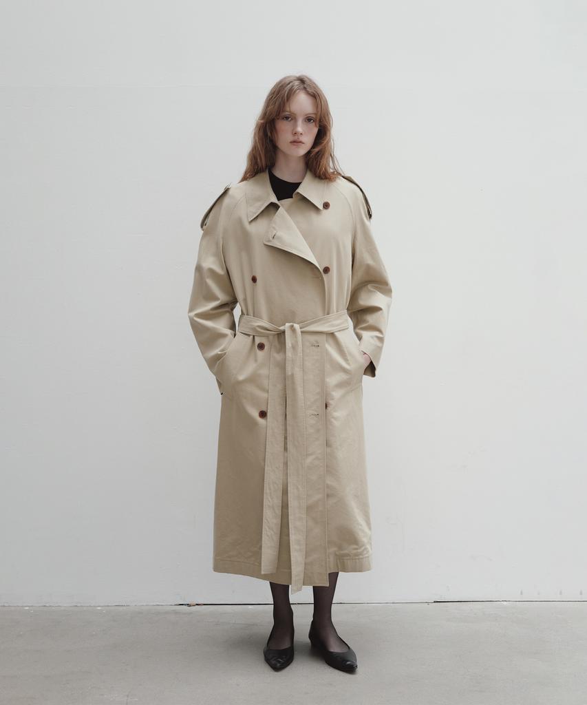 VOEF Roo Trench Coat (Soft Khaki)
