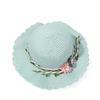 New Summer Kids Flower Caps Bag Girl Sandy Beach Hat Baby Coin Cute Weave Straw Purse Children's Messenger Backpack