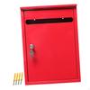 Heavy Duty Wall Mounted Mailbox with Secure Key Lock