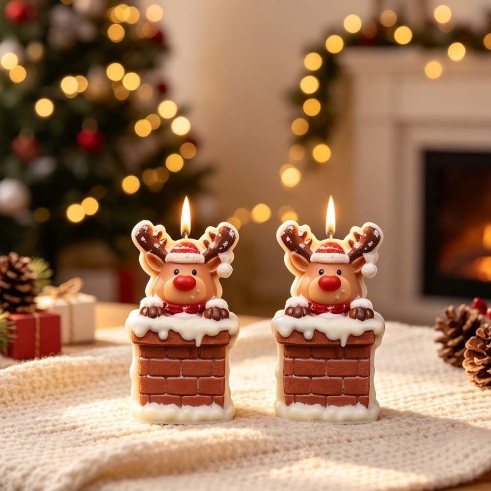 Silicone Christmas Ornament Mold Multi-purpose Epoxy Resin Plaster Mold  Gift Making