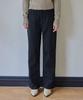 Heint [Fleece Lining] Margo Wide Straight Pants_Black