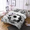 Football Basketball Sports Quilt Cover Bedding Digital Printing Home Textiles Three-Piece Set
