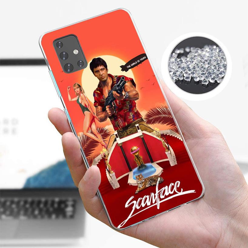 Scarface 1983 Film Al Pacino Movie Phone Case For Samsung Galaxy A52 A32 A22 A12 A51 A31 A50S A30S A20S A10S Note 20 Ultra 10 Pl
