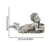 Garden Resin Child Sculpture Cute Resin Little Boy Girl Statue Solar Sculpture Indoor Outdoor Flower Bed Ornaments Photography