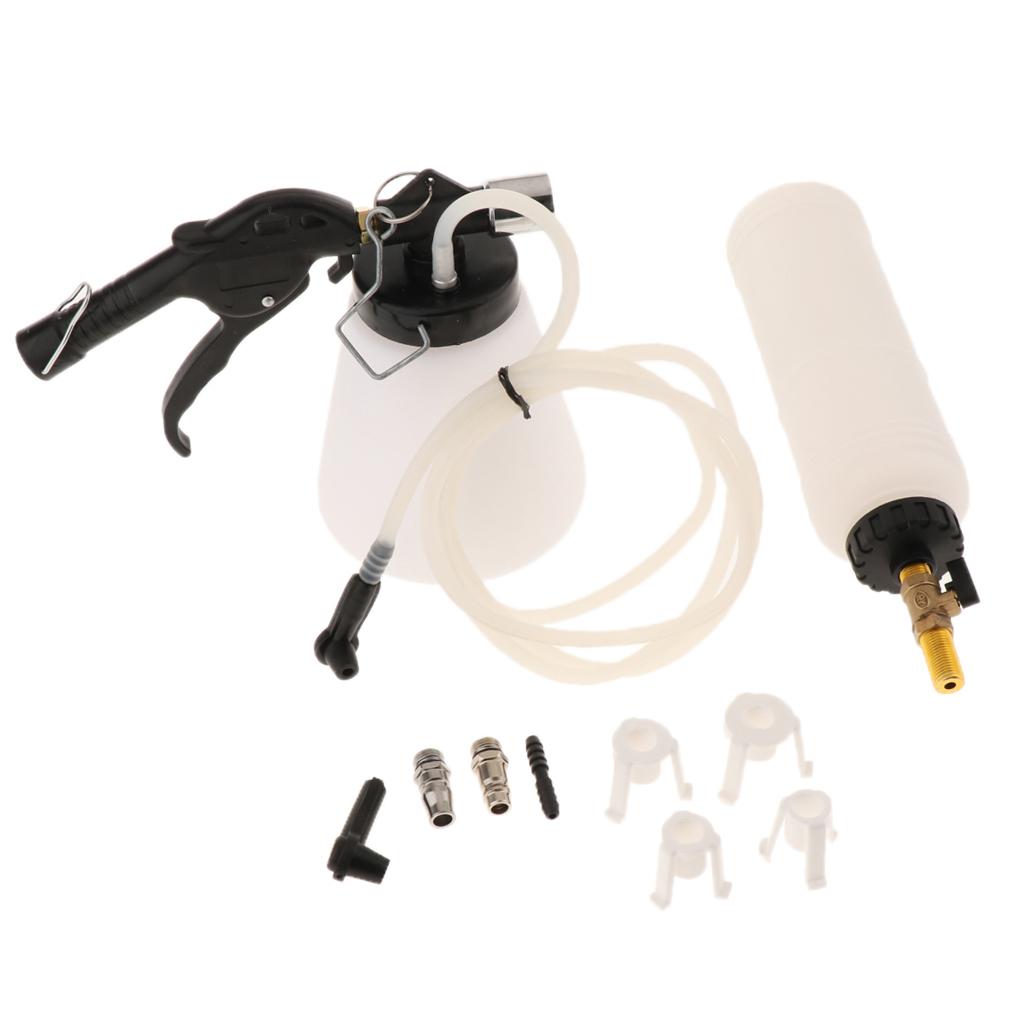 Brake Clutch Bleeder Bleeding Fluid Kit Air Powered Pneumatic Vacuum 1L