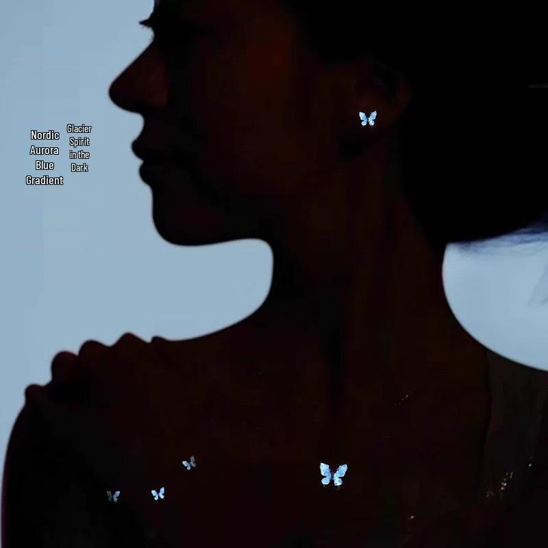 Sterling Silver Butterfly Clavicle Necklace for Women - Elegant Summer Jewelry