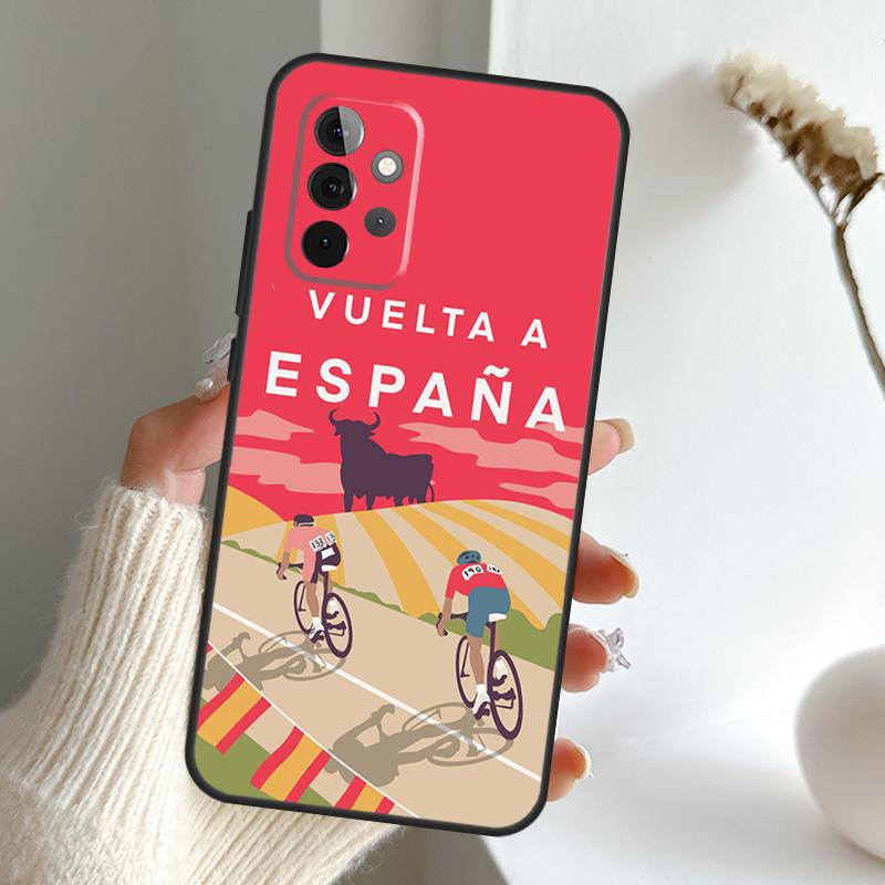 Bicycle Bike Sport Case For Samsung Galaxy A13 A33 A53 A06 A17 A56 A36 A26 A16 A15 A35 A55 A34 A54 A52 A12 A32