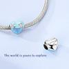 Heart-shaped Pendant Charms 925 Silver Charms Fit Bracelets Necklaces Womens Man DIY Beads Jewelry Making Gift