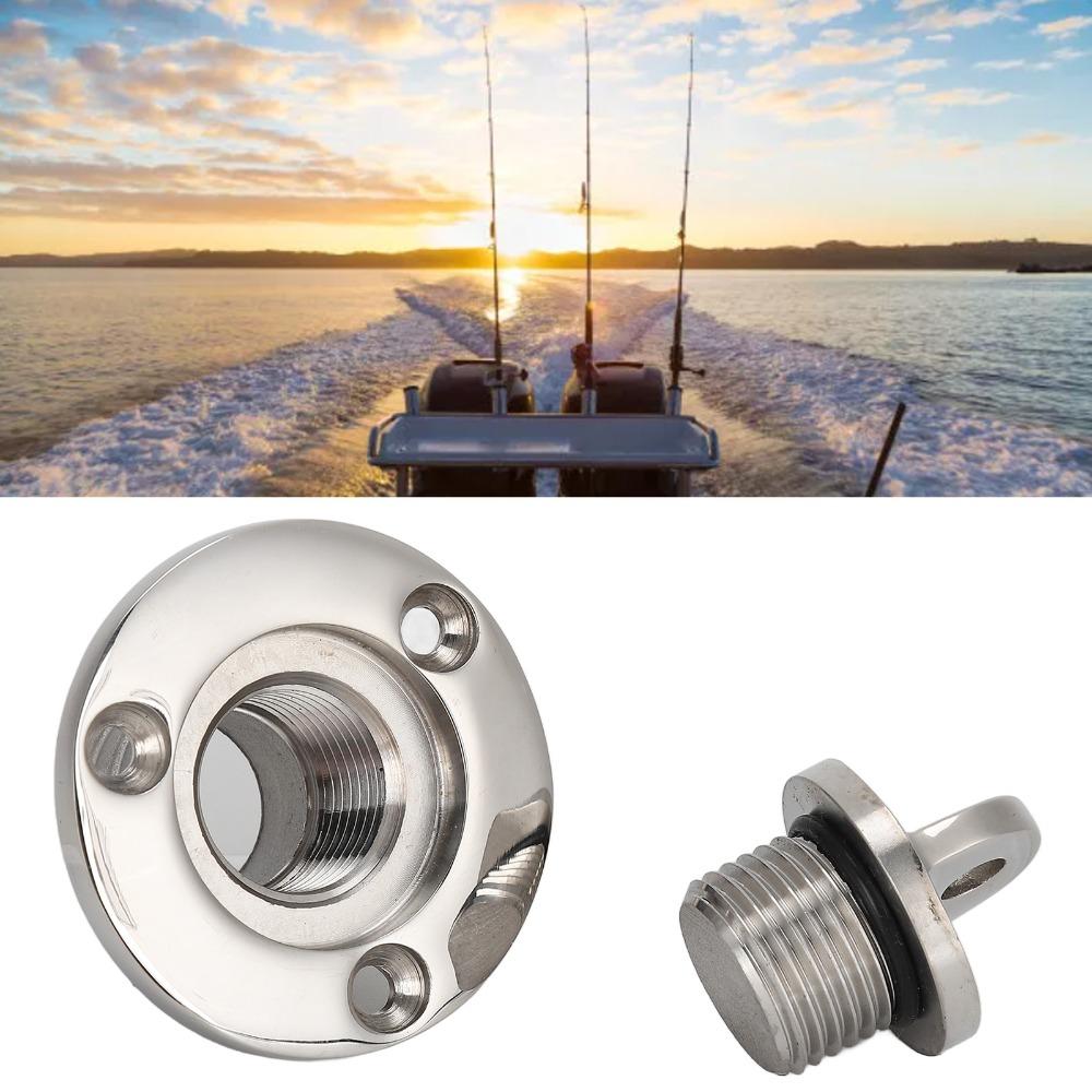 316 Stainless Steel Boat Bilge Plug Tapered Thread Draining Port  Marine/Boat Drainage System