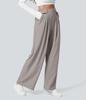 New European and American Drape High Waist Wide Legs Loose and Versatile Casual Loose Trousers Women