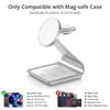 Z Type Metal 3in1 Wireless Charger For Iphone 13/15/14 Pro Max Fast Macsafe Wireless Chargers For Apple Watch 8/airpods 2